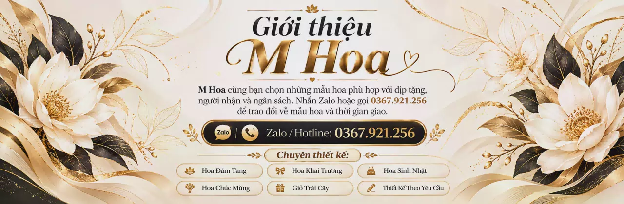 Ảnh bìa Shop hoa tươi Xã Hưng Mỹ Cà Mau - Một món hoa, nhiều điều muốn nói